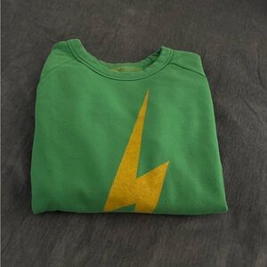 Aviator Nation Green Crewneck Sweatshirt